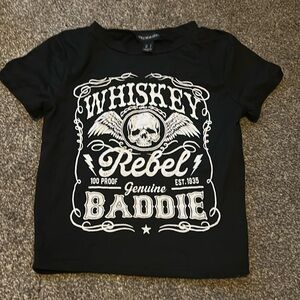 Whisky rebel baddie shirt